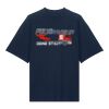 Blaster 2.0 - Das Unisex übergroße T-Shirt mit hohem Kragen Miniaturansicht